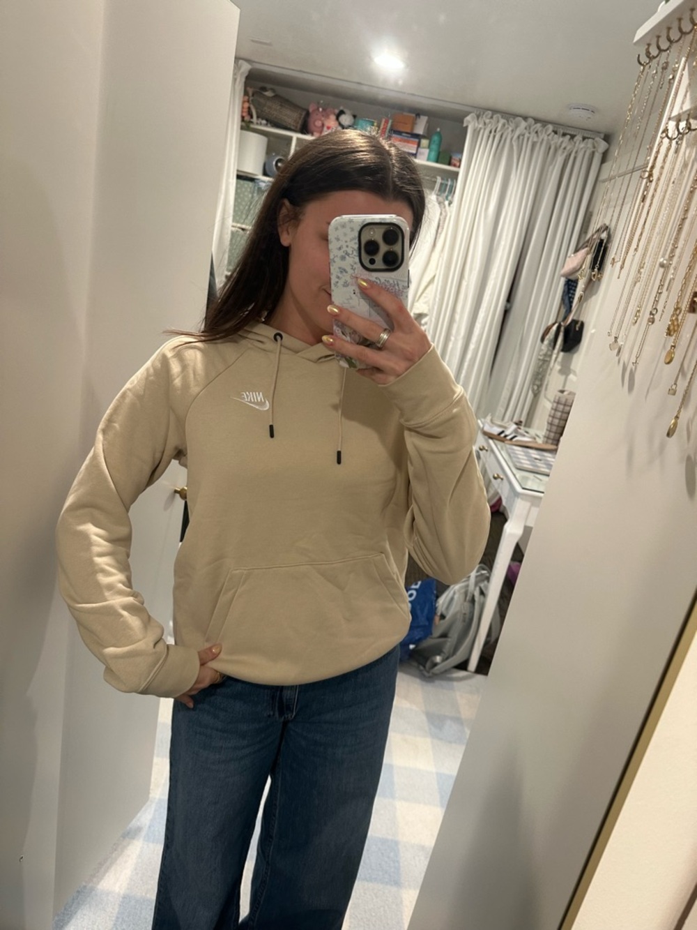 Nike Women's Sand Pullover Hoodie with Drawstring